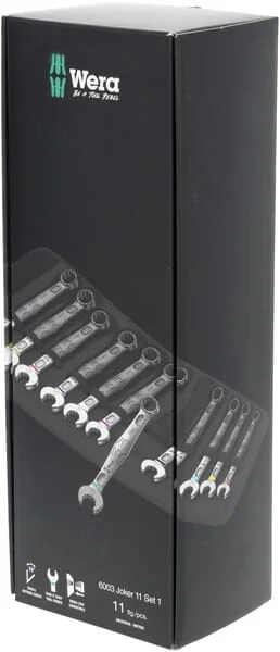 Wera - 05020231001 - Kombinationsschlüssel-Set Joker 6003 11-Teilig