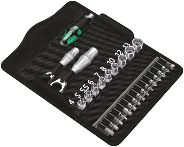 Wera - 05135918001 - Steckschluesselsatz 1/4" Kraftform Kompakt Mini 2