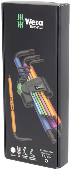 Wera - SC073593 - Winkelschraubendreher-Set, 9-Teilig