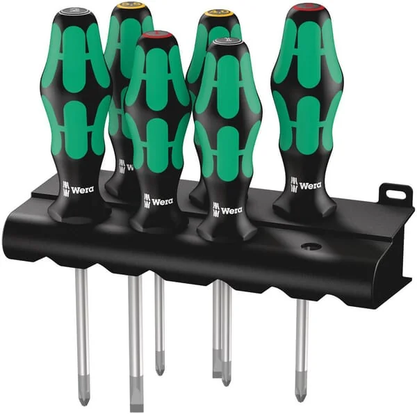 Wera - SC3353503556 - Schraubendreher-Set Kraftform Plus Lasertip mit Ständer