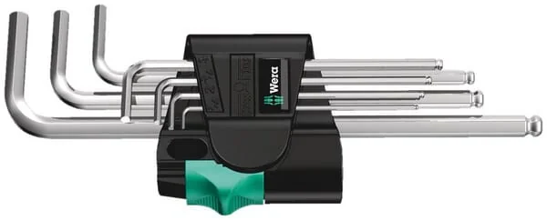 Wera - SC950PKL7SMN - Rechtwinkliger Stiftschluessel-Satz 7-teilig