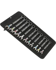 Wera - SL020013 - Doppelmaul-Ringschluessel-Satz 11-Teilig