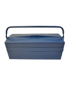 Wesma - HG205S - Werkzeugkasten 195x530x200mm, blau Metall, 5 Fächer, Wesma