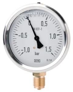 WIKA - MA100115VAC - Manometer 100 mm Glyzerin