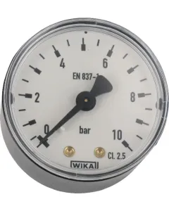 Wika - MA5010B04PL - Manometer hinten Diameter 50 0-10 bar