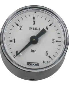 Wika - MA506B04PL - Manometer hinten Diameter 50 0-6 bar