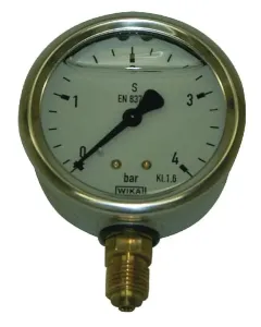 WIKA - MA630402 - Manometer 63 mm 1/4" 0-4 Bar