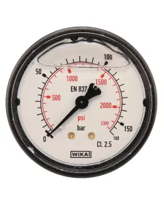Wika - MA63160B04PLGF - Manometer Diameter63 0-160bar 1/4" hinten
