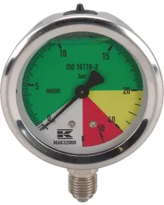 WIKA - MA632060 - Druckmessgerät 63 mm Diameter 0-20-60
