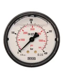 Wika - MA63400B04PLGF - Manometer Diameter 63 0-400bar 1/4" hinten