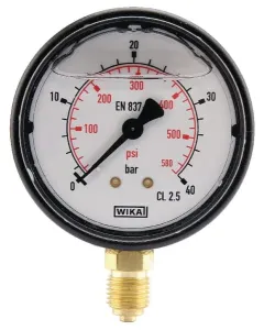 Wika - MA6340L04PLGF - Manometer Diameter 63 0-40bar 1/4" unten