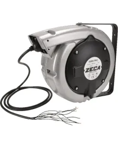 Zeca - EM6066PRC - Kabelhaspel Alu.8x1mm² 11+2m