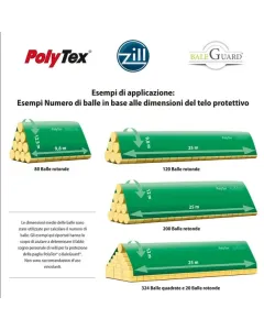 Zill - 27098125 - Polytex® DLG Schutzplane 9,8X12,5m