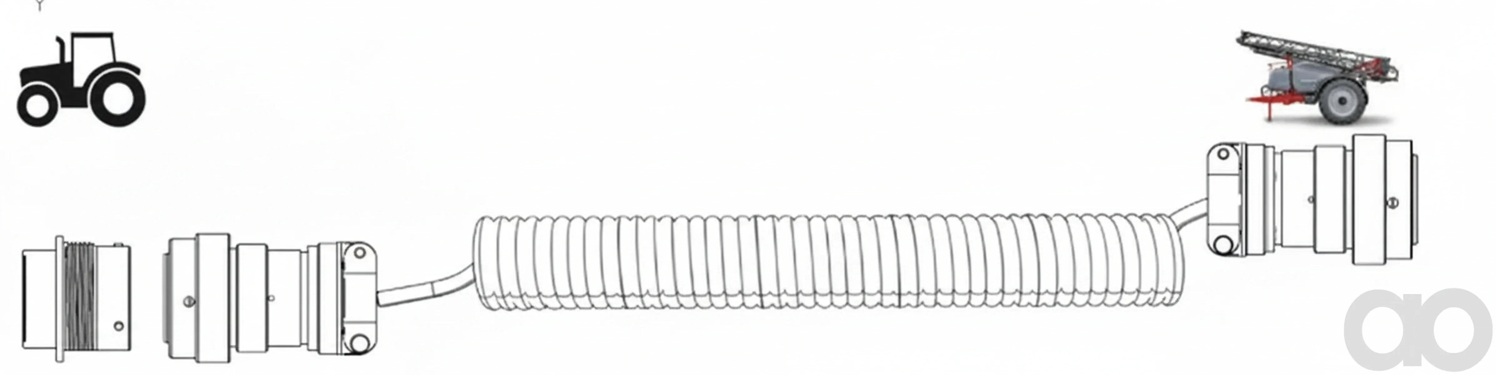 Horsch - 00347474 - Kabel Verb Kfz(7M)-Kfz(7M) 300