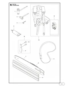 Husqvarna - 501844058 - Saegekette (10, 1/4 - 1,3mm. 58DL)