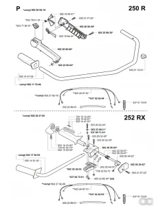 Husqvarna - 502117906 - Lenker