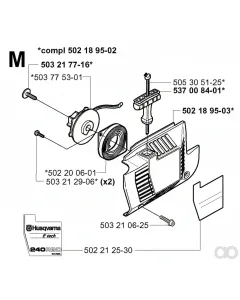 Husqvarna - 502189503 - STARTER