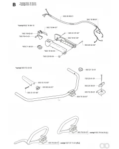 Husqvarna - 502195813 - Griff