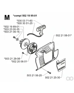 Husqvarna - 502200601 - Federkassette Ass