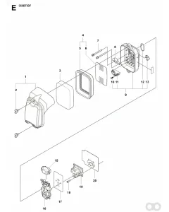 Husqvarna - 502844401 - Luftfilter