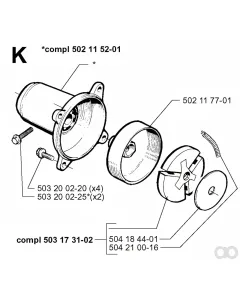 Husqvarna - 503173102 - Kupplung