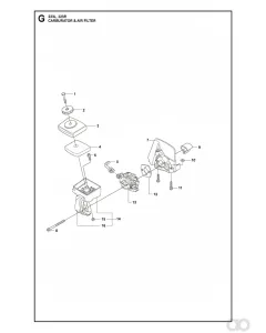 Husqvarna - 503283401 - Vergaser (ZAMA C1Q-EL24)