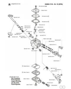 Husqvarna - 503482101 - Membransatz
