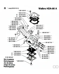 Husqvarna - 503581501 - Duesenbaugruppe