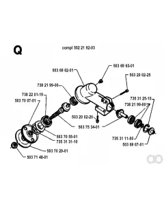 Husqvarna - 503700701 - Treiber
