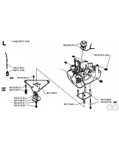 Husqvarna - 503738801 - Halterung
