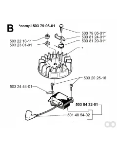 Husqvarna - 503843201 - Zuendmodul