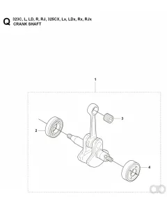 Husqvarna - 503852475 - Kurbelwelle