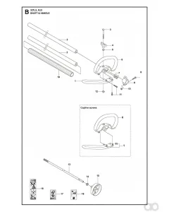 Husqvarna - 503871903 - Griff
