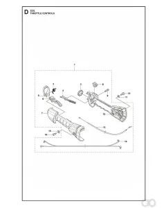 Husqvarna - 503877901 - Gashebel