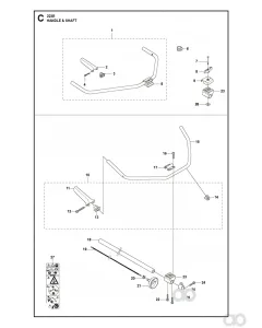 Husqvarna - 503882301 - Halterung