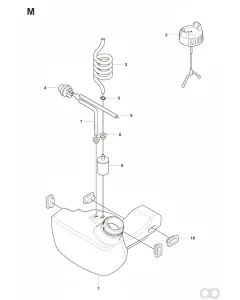 Husqvarna - 503911802 - Tankdeckel