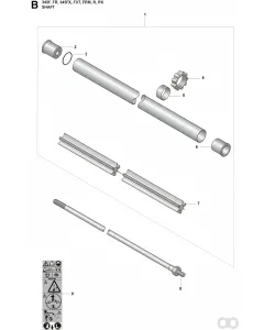 Husqvarna - 503924402 - Antriebswelle