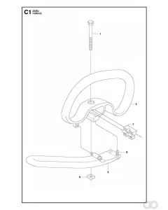 Husqvarna - 503997804 - Griff