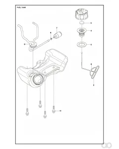 Husqvarna - 504117701 - Tankverschlusssatz