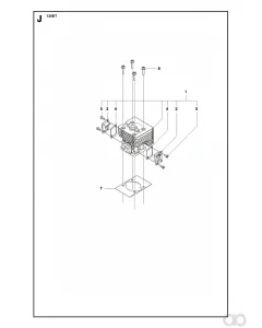 Husqvarna - 504118701 - Zylinder