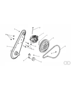 Husqvarna - 519653060 - Riemenscheibe