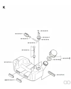 Husqvarna - 531002410 - Ventil
