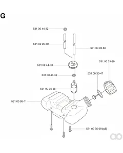 Husqvarna - 531003399 - Tankdeckel
