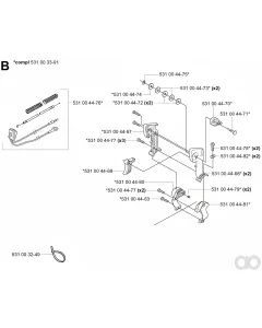 Husqvarna - 531004476 - Kabelbaugruppe