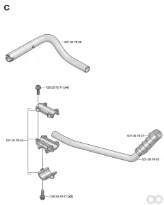 Husqvarna - 531007824 - Werkzeughalter