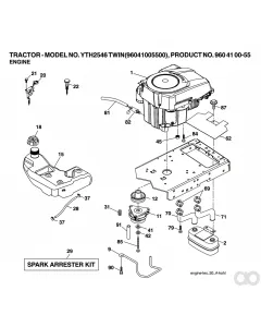 Husqvarna - 532149723 - Schalldaempfer