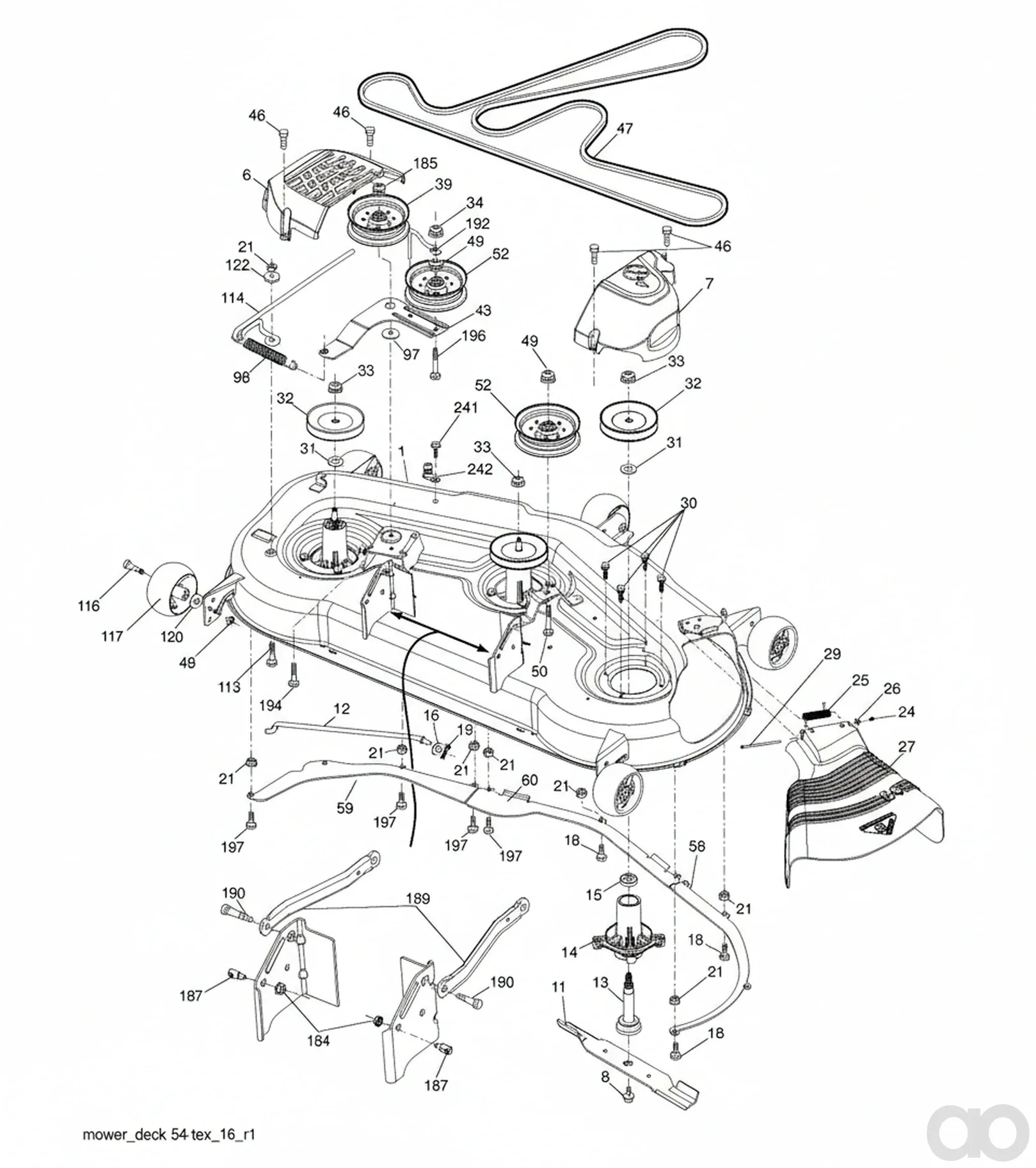 Husqvarna - 532196105 - Feder
