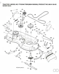 Husqvarna - 532405380 - Ride On Blade