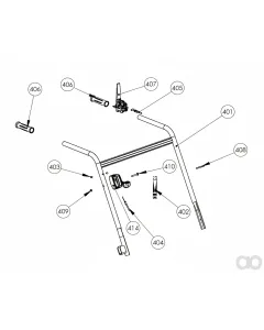 Husqvarna - 534009709 - Hebelbaugruppe