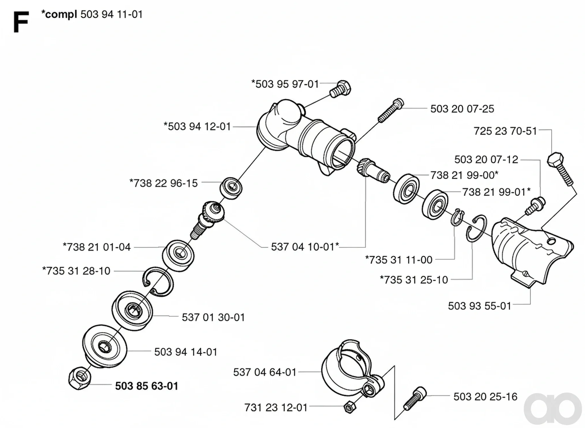 Husqvarna - 537013001 - Treiber